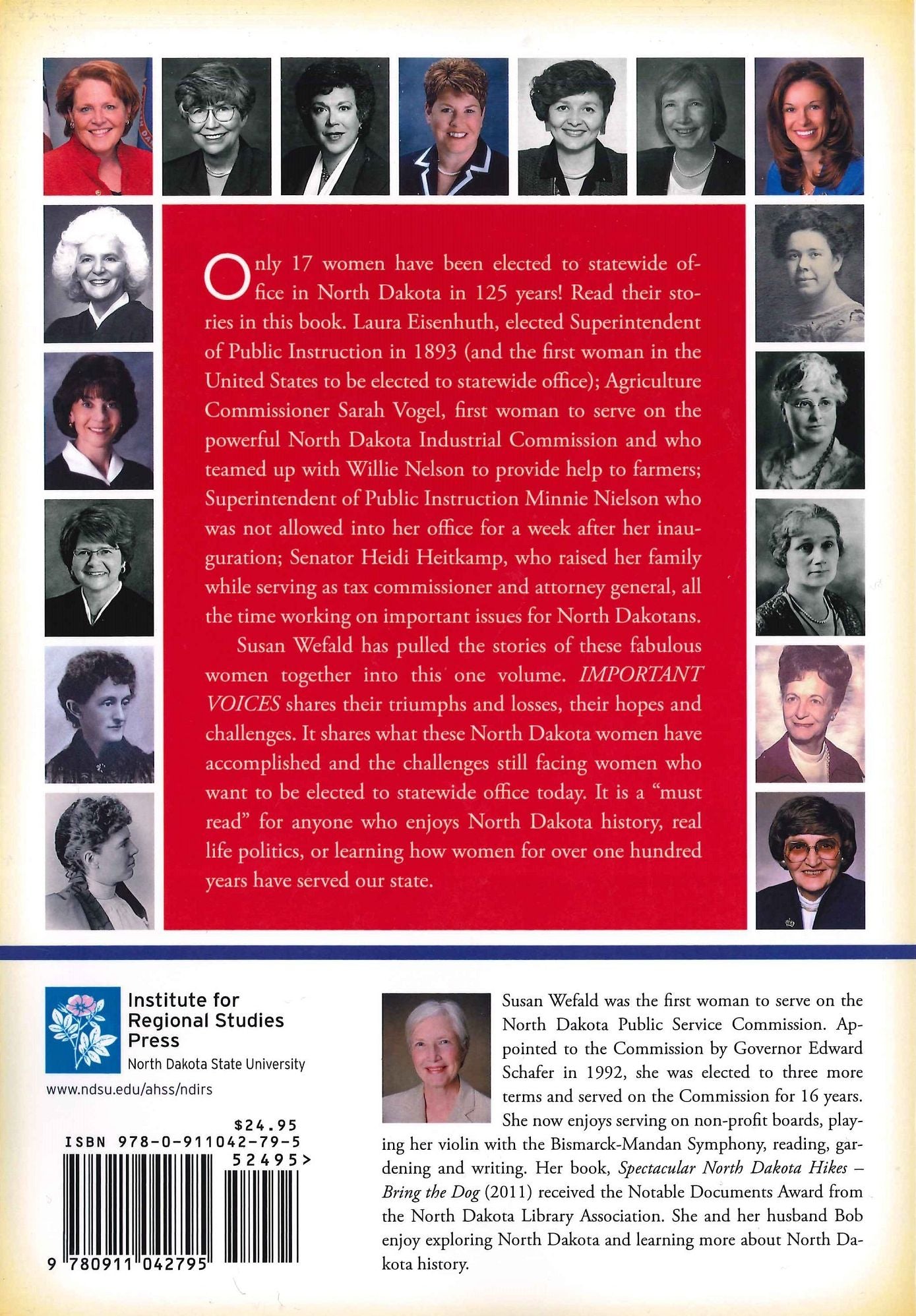Important Voices: North Dakota's Women Elected State Officials Share Their Stories 1893-2013