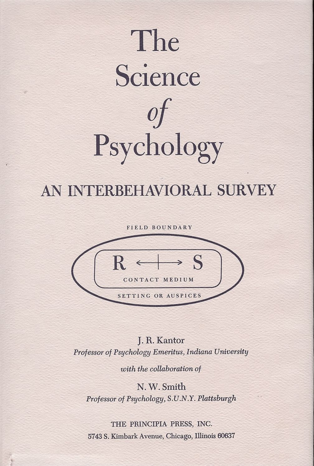 The Science of Psychology: An Interbehavioral Survey