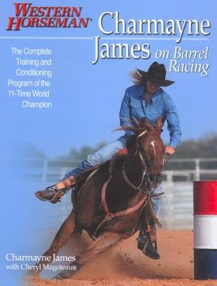 Charmayne James on Barrel Racing