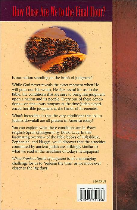 When Prophets Speak of Judgment: Habakkuk, Zephaniah, Haggai