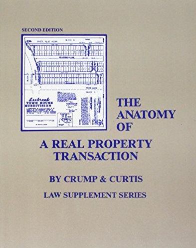 Anatomy of a Real Property Transaction