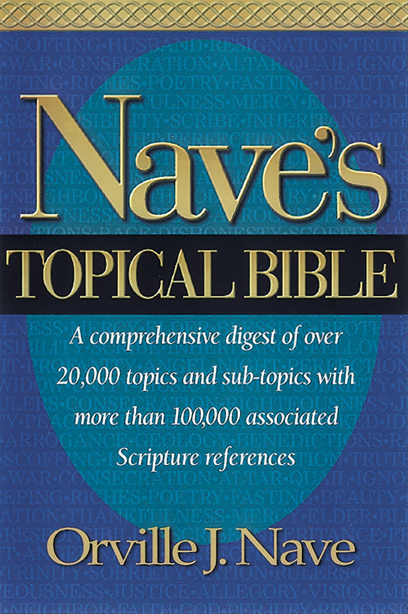 Nave's Topical Bible: King James Version (KJV), burgundy hardcover