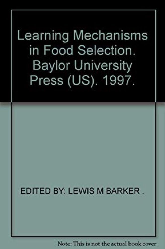 Learning Mechanisms in Food Selection
