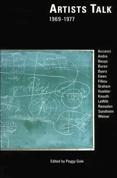 Artists Talk: 1969-1977