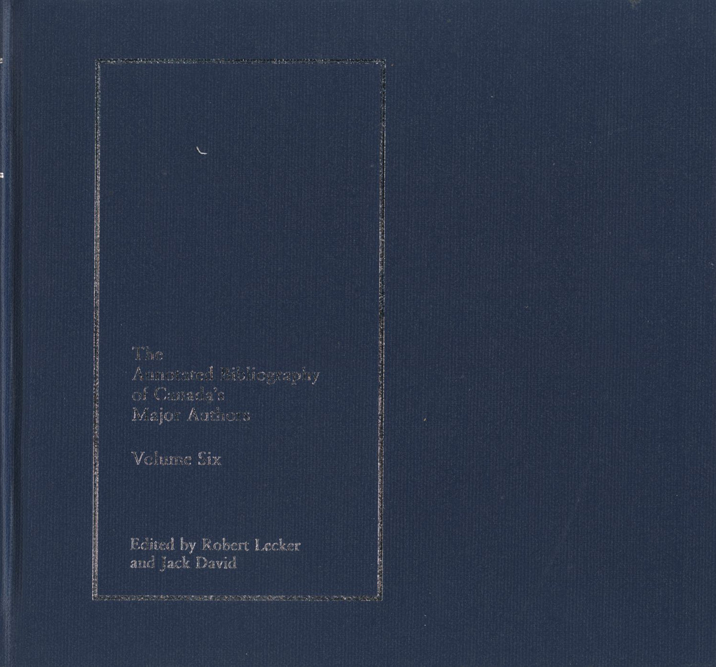 The Annotated Bibliography of Canada's Major Authors: Margaret Avison, John Newlove, Michael Ondaatje, P.K. Page, Miriam Waddington, Phyllis Webb