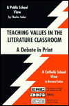 Teaching Values in the Literature Classroom: A Debate in Print