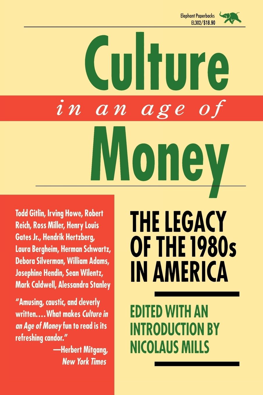 Culture In An Age Of Money