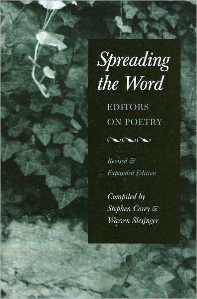 Spreading the Word: Editors on Poetry