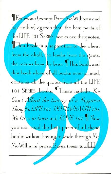 Life 101 Quote Book (The Life 101 Series)