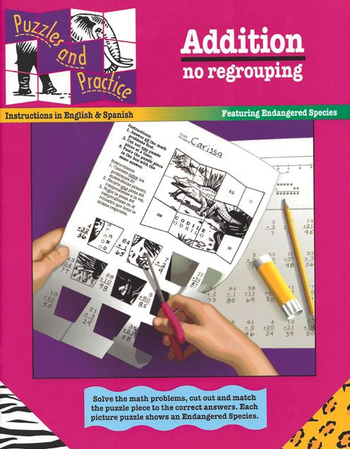 Addition, No Regrouping: Featuring Endangered Species