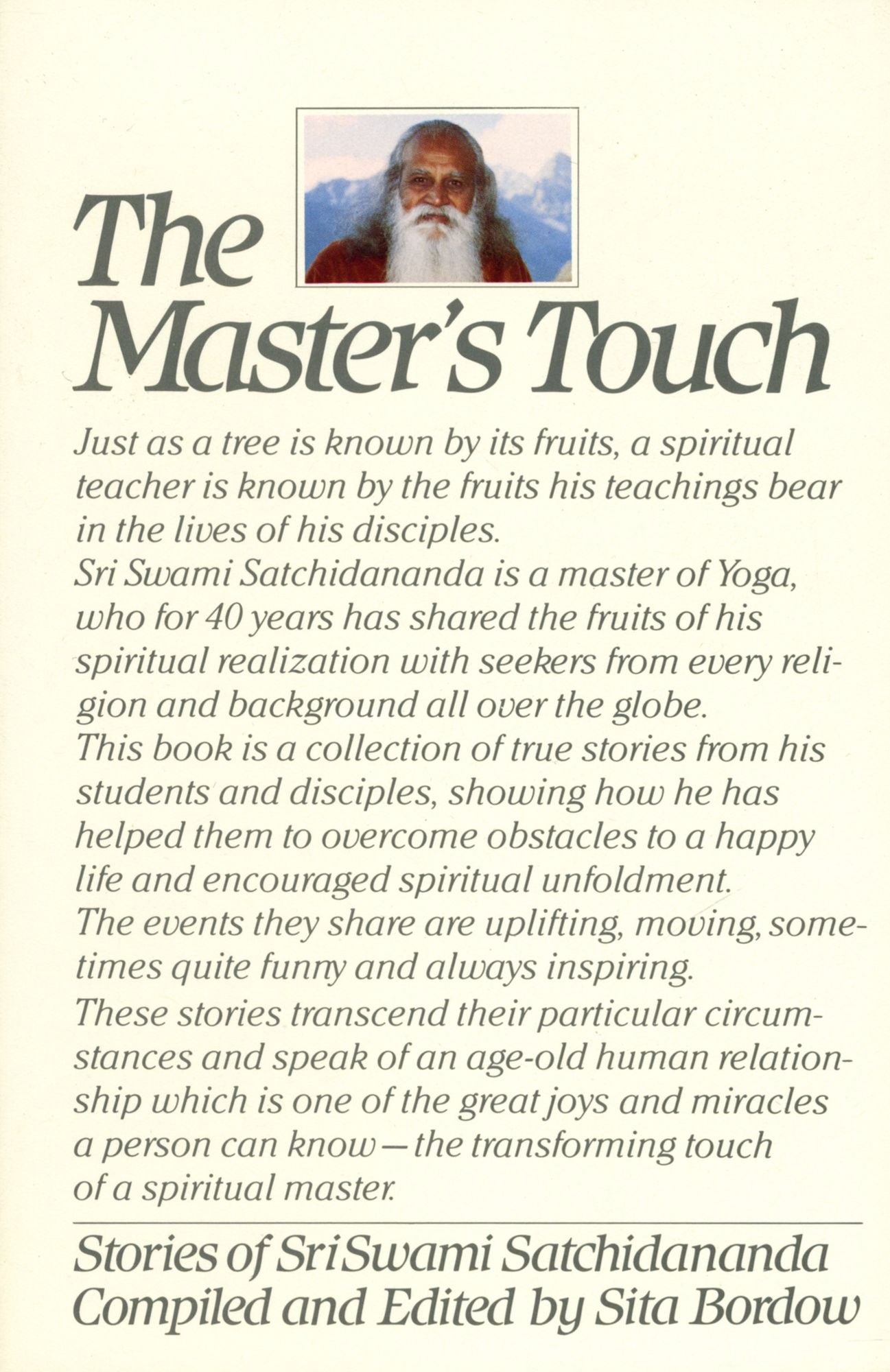 Masters Touch: Stories of Stri Swami Satchidananda