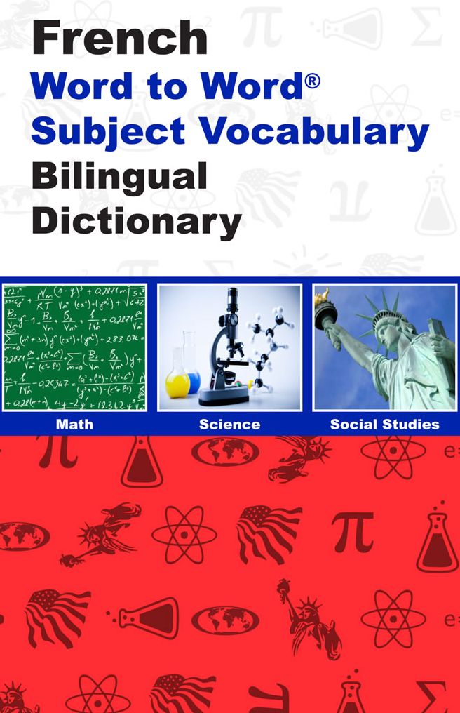 French Word to Word with Subject Vocabulary