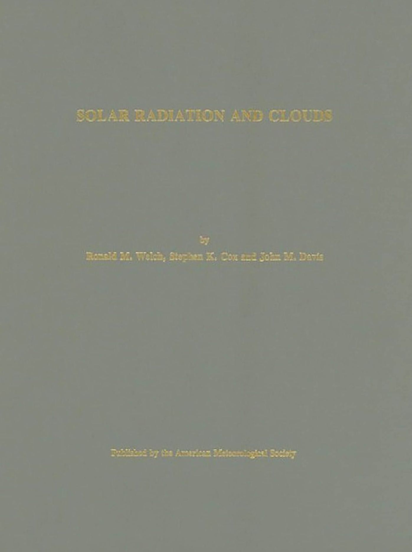 Solar Radiation and Clouds