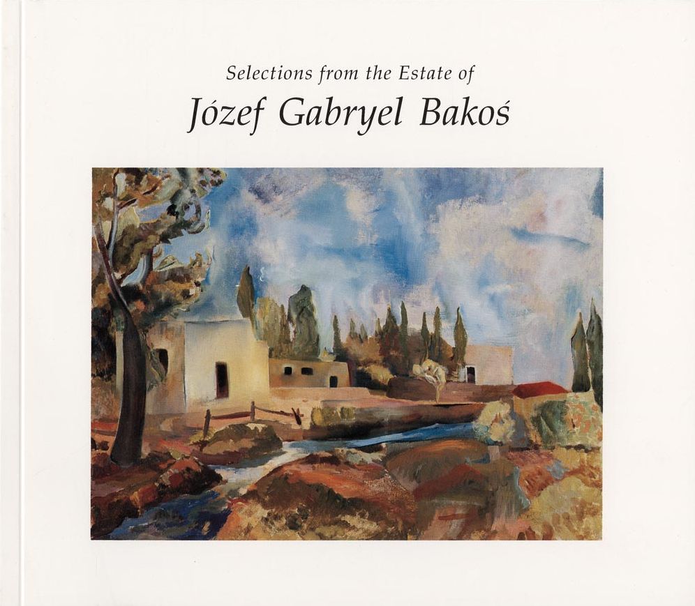 Selections from the Estate of Jozef Gabryel Bakos, 1891-1977
