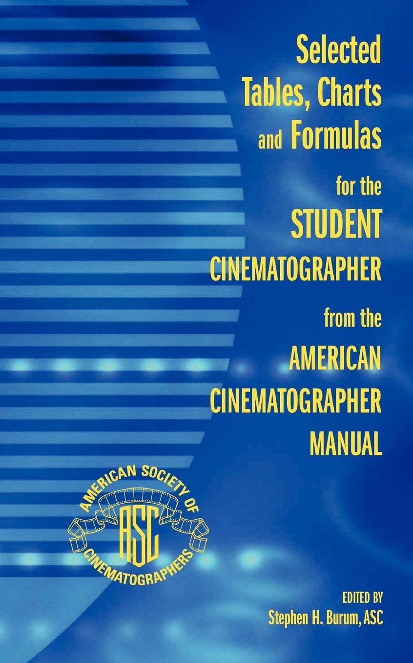 Selected Tables, Charts and Formulas for the Student Cinematographer from the American Cinematographer Manual