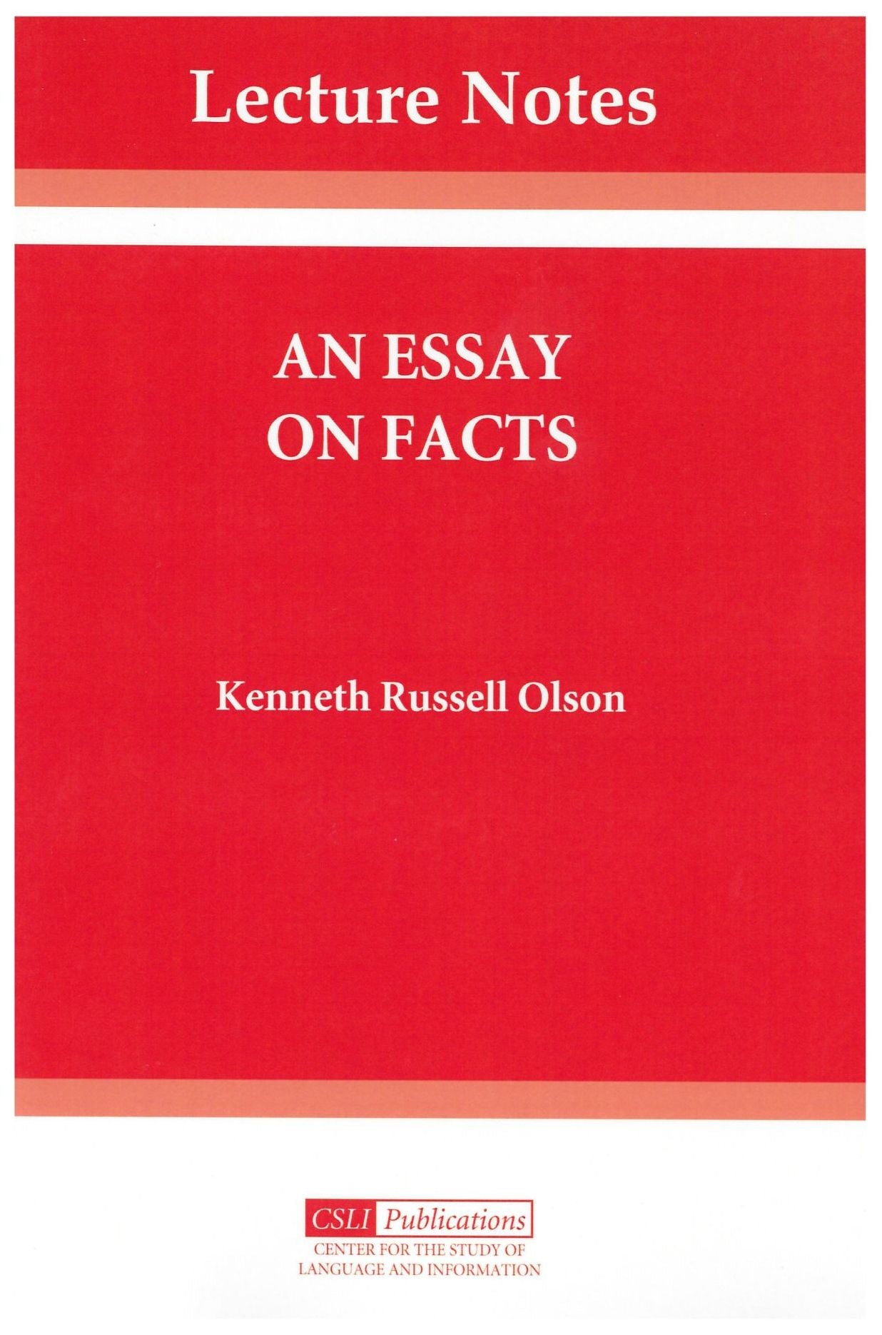 Essay on Facts