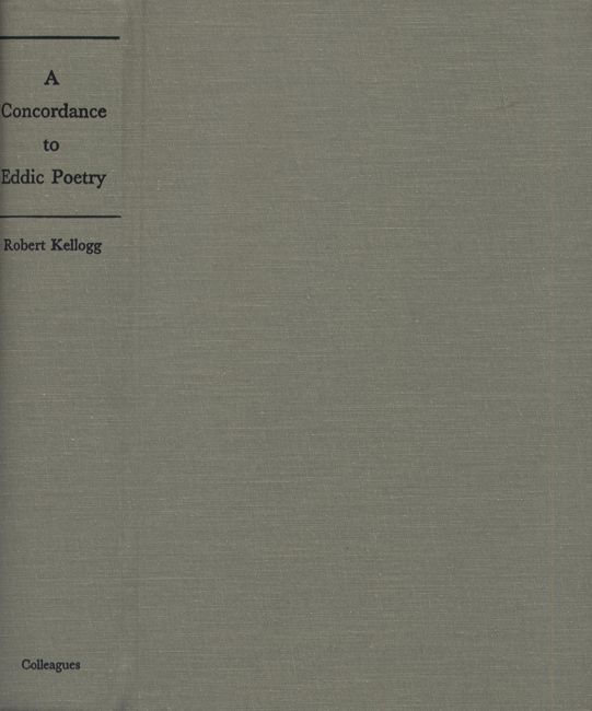 A Concordance to Eddic Poetry