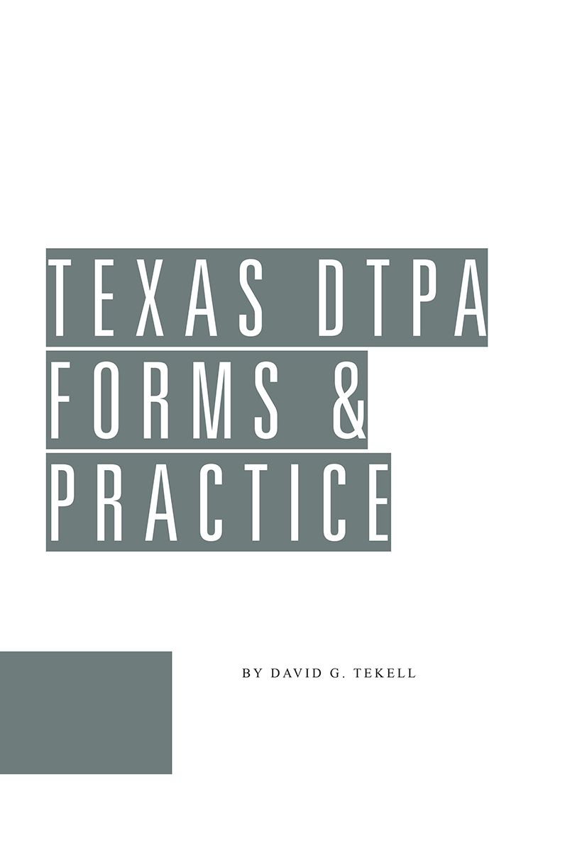 Texas DTPA Forms & Practice Guide