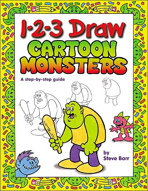 1-2-3 Draw Cartoon Monsters