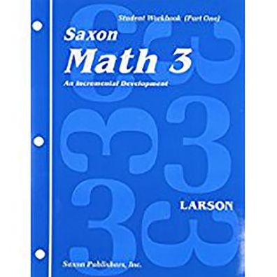 Saxon Math 3: Student Workbook Set 1st Edition