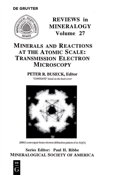 Minerals and Reactions at the Atomic Scale: Transmission Electron Microscopy