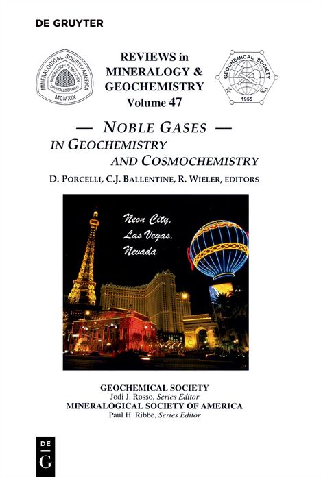 Noble Gases in Geochemistry and Cosmochemistry