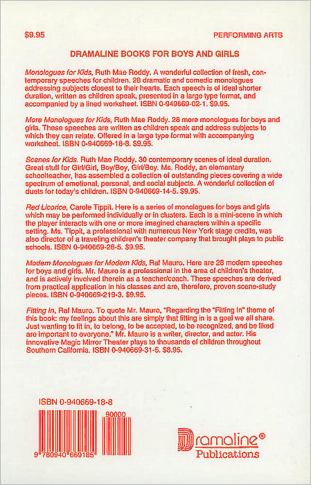 More Monologues for Kids