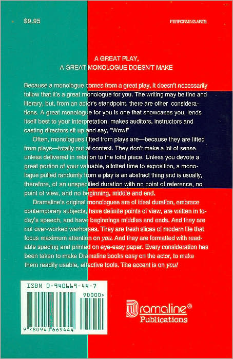 More Monologues for Teenagers