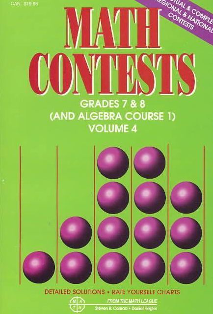 Math Contests - Grades 7 and 8 (Including Algebra Course 1): School Years 1996-97 Through 2000-2001