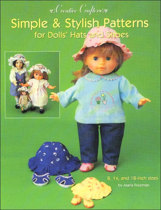 Simple and Stylish Patterns for Dolls' Hats and Shoes
