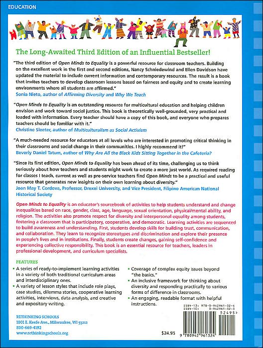 Open Minds to Equality : A Sourcebook of Learning Activities to Affirm Diversity and Promote Equity