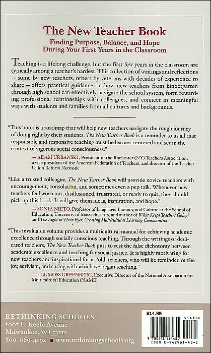 New Teacher Book: Finding Purpose, Balance, and Hope During Your First Years in the Classroom