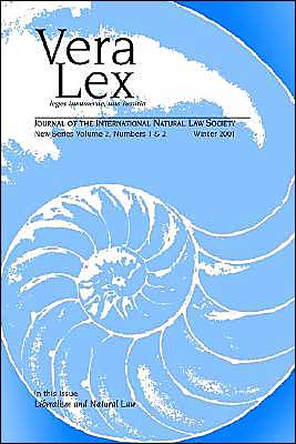 Vera LEX: Journal of the International Natural Law Society