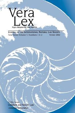 Vera LEX: Journal of the International Natural Law Society