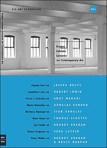 Robert Lehman Lectures on Contemporary Art No 3