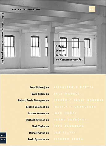 Robert Lehman Lectures on Contemporary Art