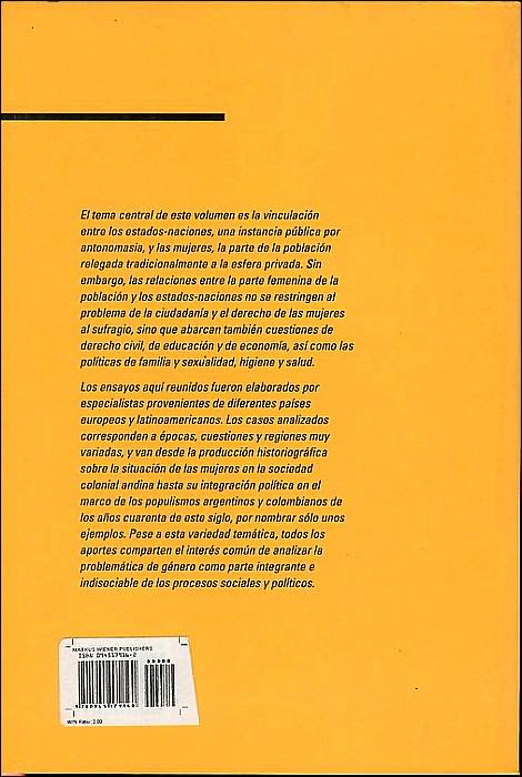 Mujeres y Naciones en America Latina: Problemas de Inclusion y Exclusion