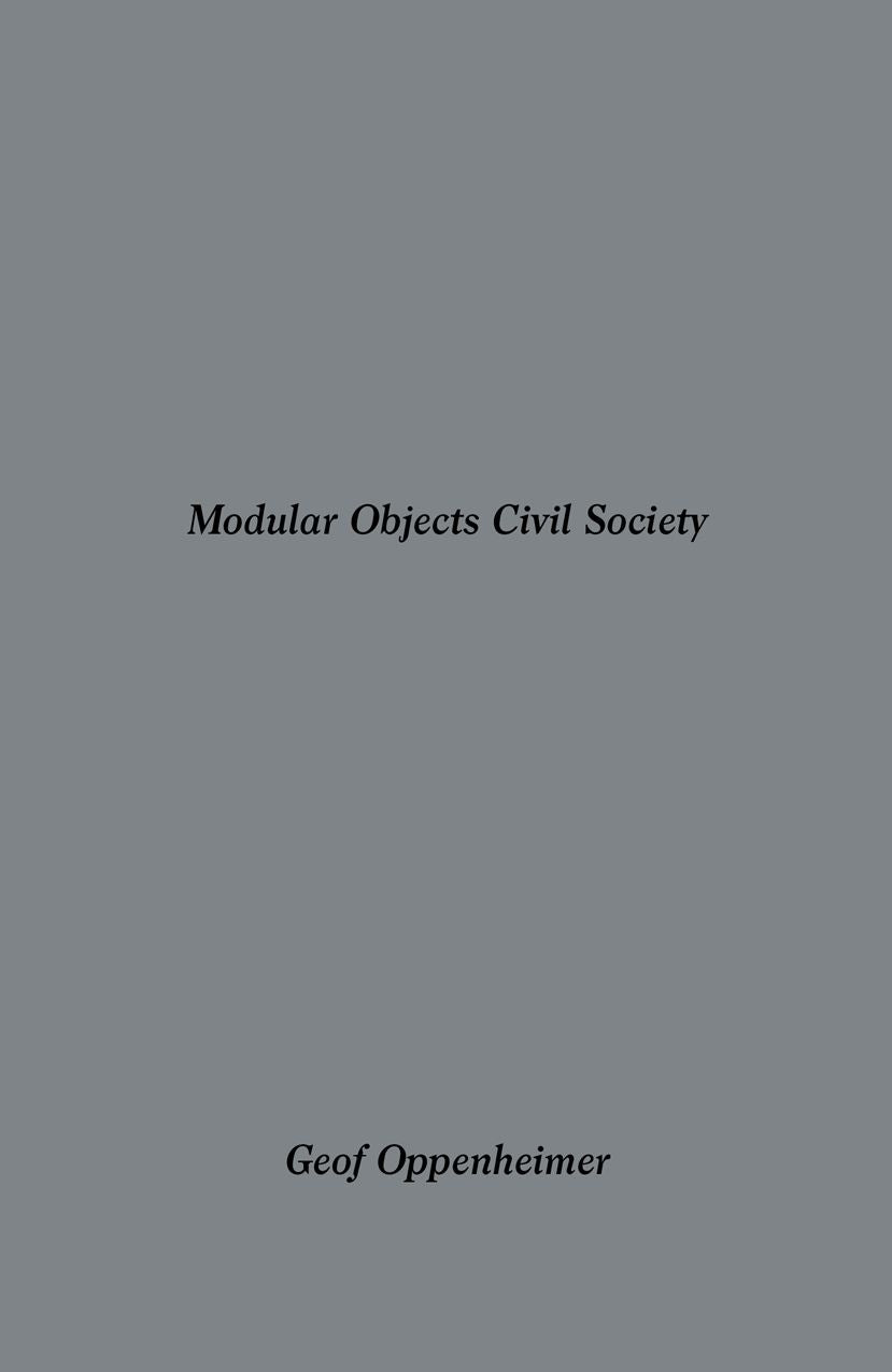 Modular Objects Civil Society