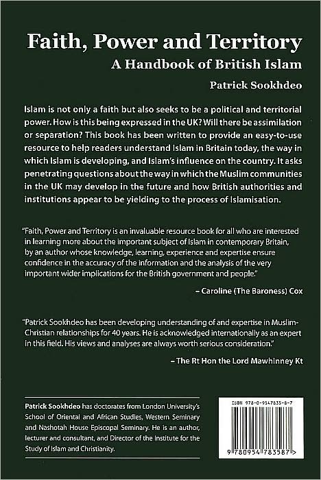 Faith, Power and Territory: A Handbook of British Islam
