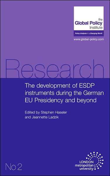 The Development of ESDP Instruments during the German EU Presidency and beyond