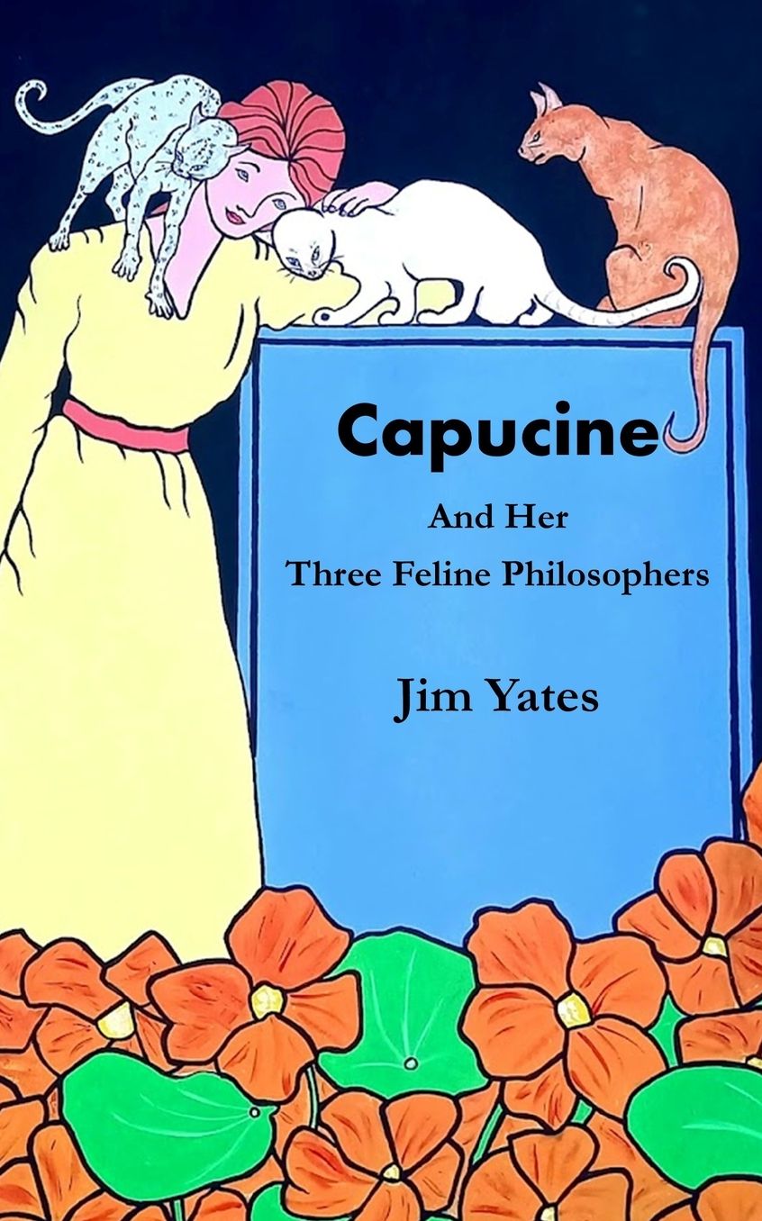 Capucine and Her Three Feline Philosophers