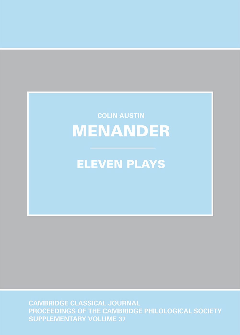Menander: Eleven Plays