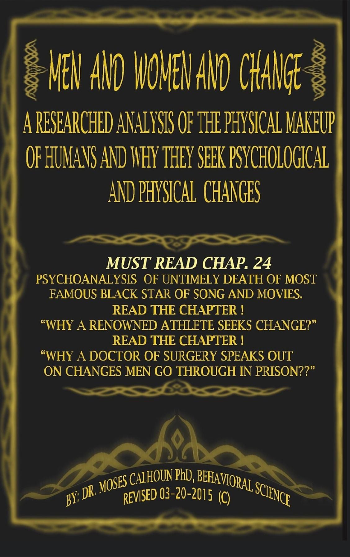 Men and Women and Change - Hardcover: Born Gay Or Straight, Which?