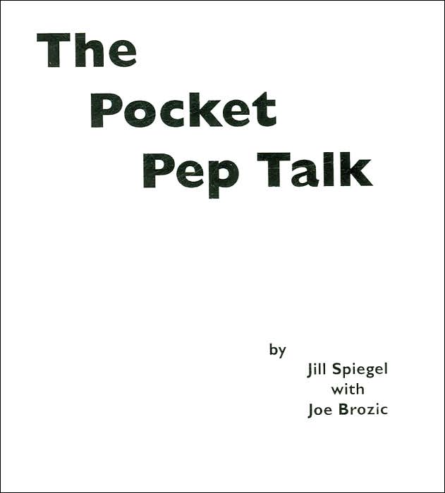 The Pocket Pep Talk