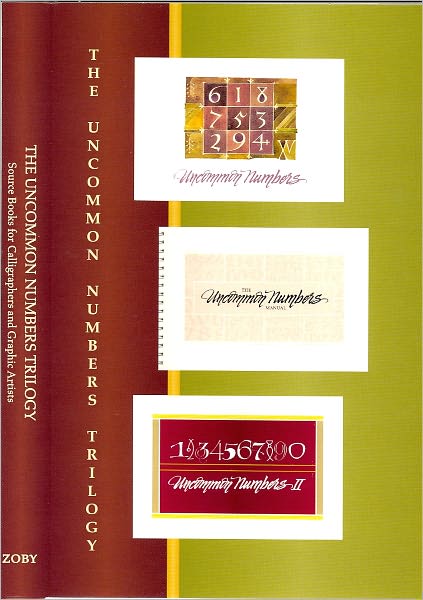 The Uncommon Numbers Trilogy: Source Books for Calligraphers and Graphic Artists (3 Volume Box Set)