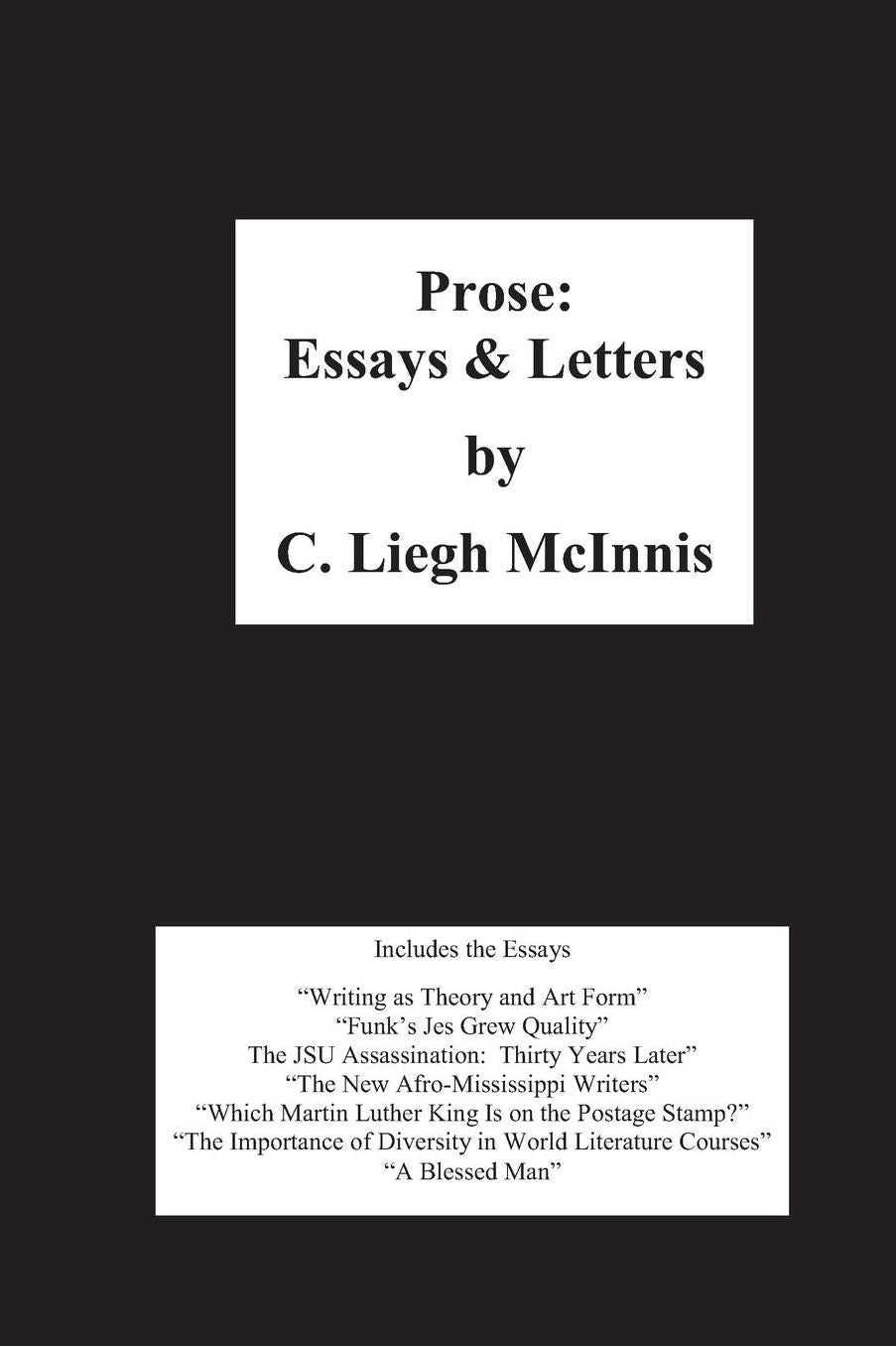 Prose: Essays and Letters