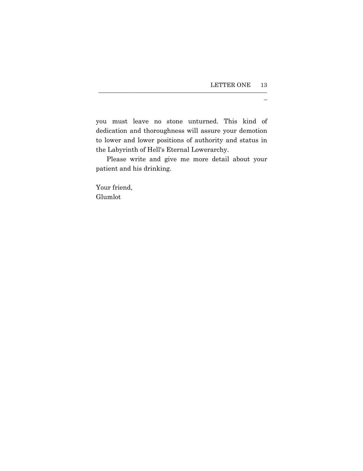 Glumlot Letters