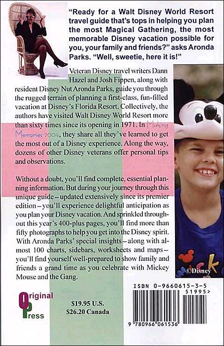 Making Memories on Your Walt Disney World Vacation 2004