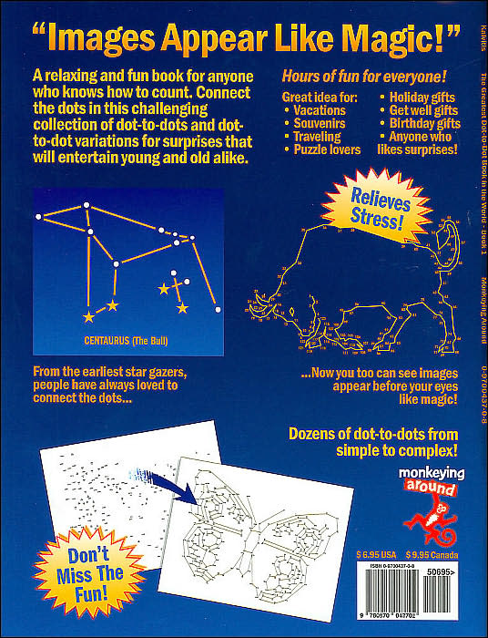 The Greatest Dot-to-Dot Book in the World, Book 1