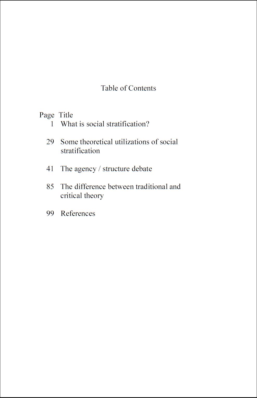 Sociological theory: A critical primer
